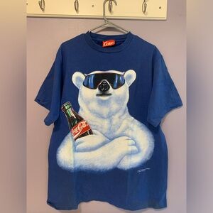 Coke Polar Bear T Shirt XL Vintage 1994